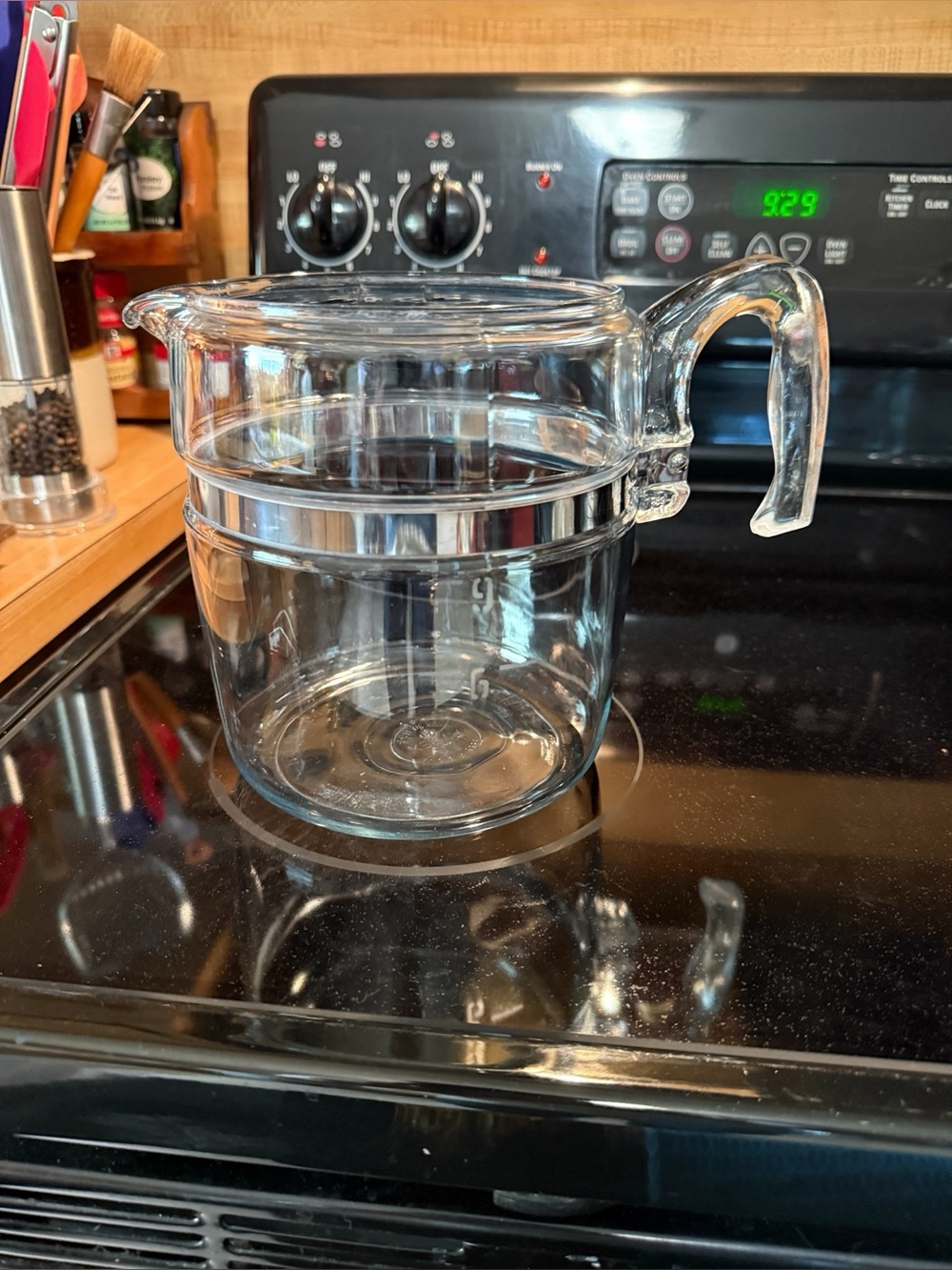 MCM Pyrex Glass Coffee Carafe Pot 9 Cup Replacement Flameware Clear